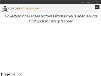 http://allvideolectures.com