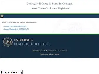 www.geoscienze.units.it